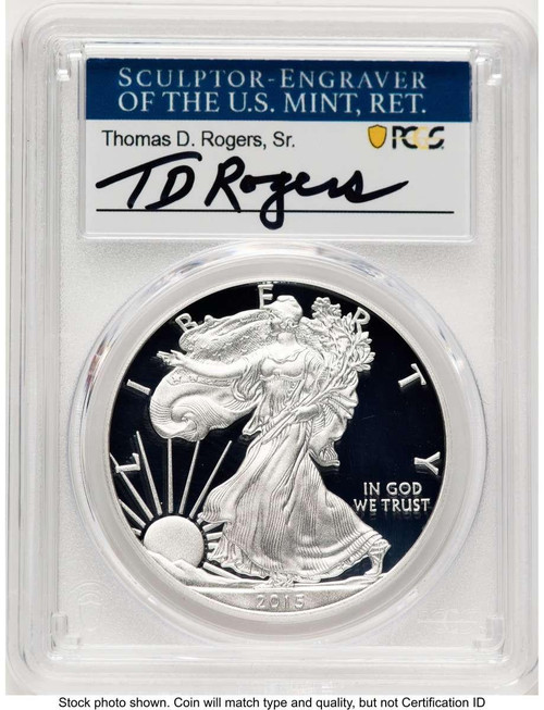Bullionshark 2015-W S$1 Proof American Silver Eagle Coin PCGS PR70 DCAM - HAT781017104 