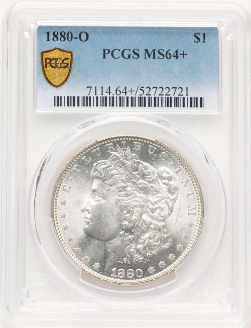 Bullionshark 1880-O S$1 Morgan Silver Dollar Coin PCGS MS64  + - HAT910639024 