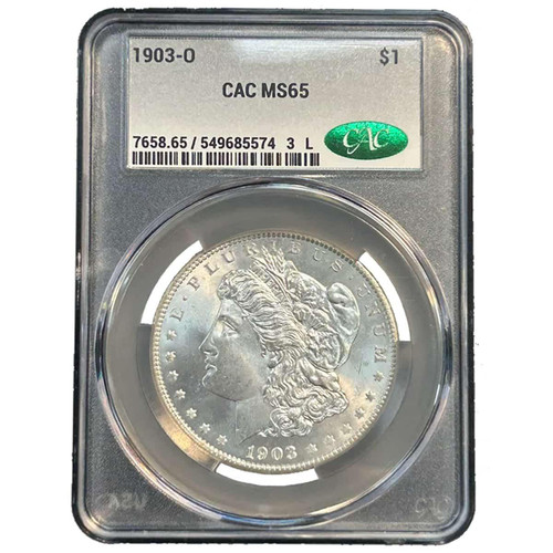  1903-O Morgan Silver Dollar CACG MS65 