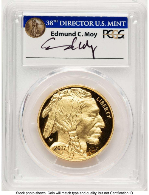2017-W $50 Proof 1 oz American Gold Buffalo Coin PCGS PR70 DCAM