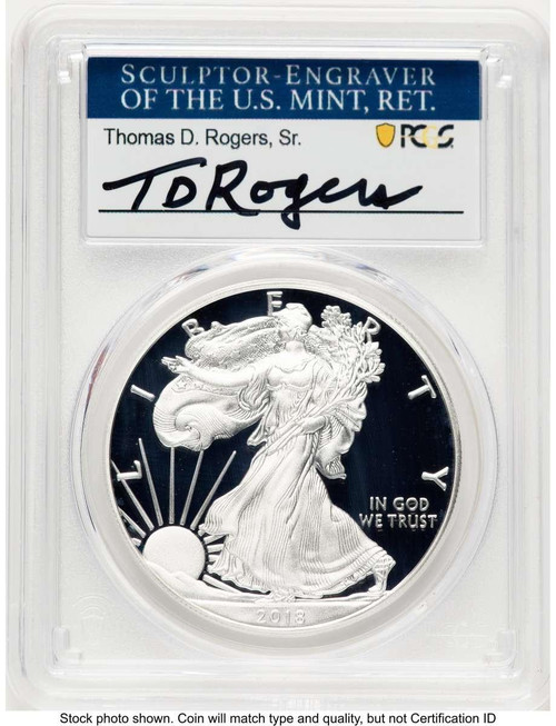 1986-S S$1 Proof American Silver Eagle Coin PCGS PR70 DCAM