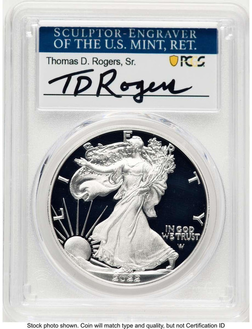 Bullionshark 2022-S S$1 Proof American Silver Eagle Coin PCGS PR70 DCAM - HAT781017209 