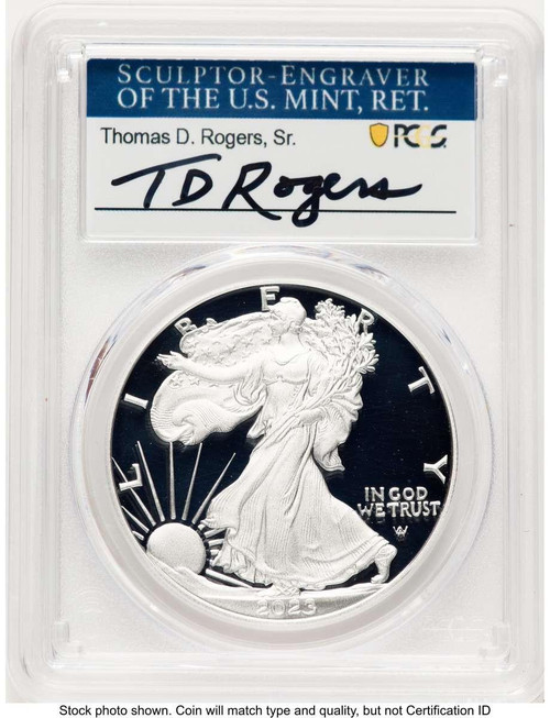 Bullionshark 2023-W $1 Proof American Silver Eagle Coin PCGS PR70 DCAM - HAT781017210 