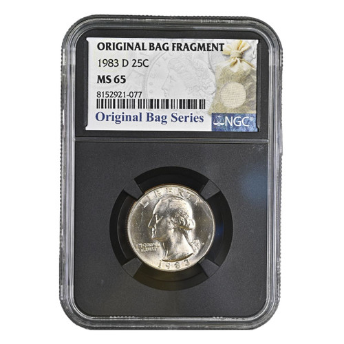 1983-D Washington Quarter NGC MS65 Original Bag Series