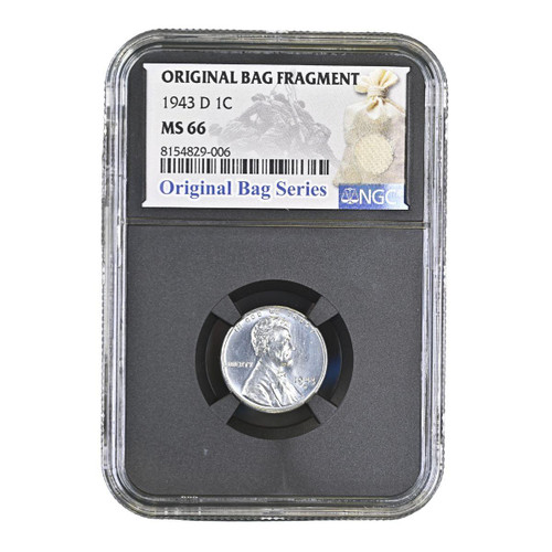  1943 Steel Cent NGC MS66 - Original Bag Series 