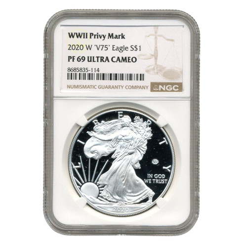 2020 Silver Eagle NGC PF69 UCAM - V75 Privy (The First Ever!)