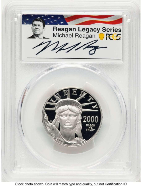 Bullionshark 2000-W $50 Proof 1/2 oz Platinum Eagle Coin PCGS PR70 DCAM - Statue of Liberty - HAT508009078 