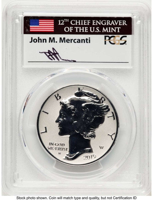 2019-W $25 Reverse Proof Palladium Eagle Coin PCGS rev PR70   One-Ounce coin front image