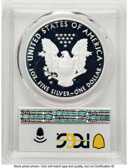 Bullionshark 2021-W S$1 Proof American Silver Eagle Coin PCGS PR70 DCAM - Type One - HAT785871006 