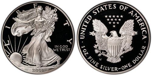 2015-W American Silver Eagle Proof (OGP & Papers) - Bullion Shark