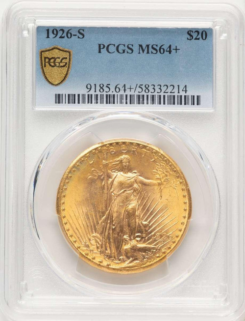 Bullionshark 1926-S $20 Saint Gaudens Double Eagle PCGS MS64  + - HAT522896078 