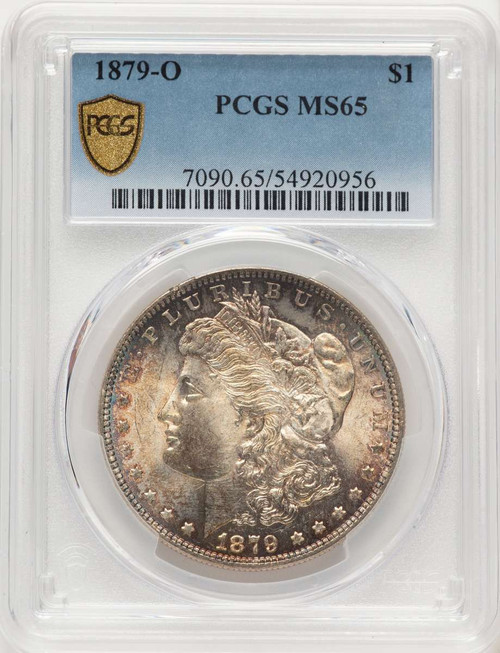 1879-O S$1 Morgan Silver Dollar Coin PCGS MS65 coin front image