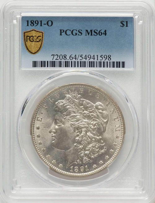 Bullionshark 1891-O S$1 Morgan Silver Dollar Coin PCGS MS64 - HAT524686021 