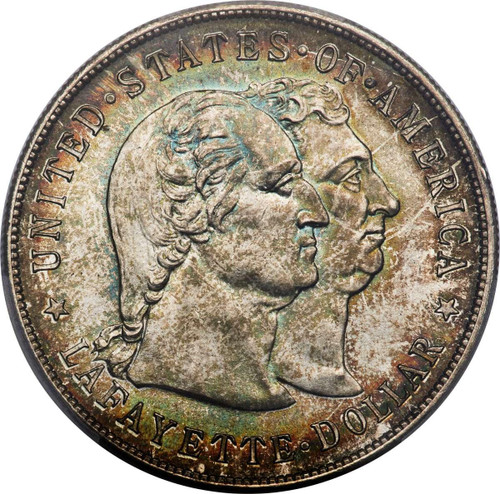Bullionshark 1900 S$1 Commemorative Silver Coin PCGS MS66  CAC +  Lafayette Dollar - DuVall 2-C - HAT789808007 