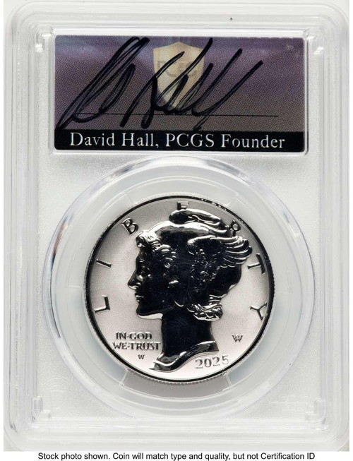 Bullionshark 2025-W $25 Reverse Proof Palladium Eagle Coin PCGS rev PR70   One-Ounce - HAT789073007 