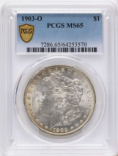 1903-O S$1 Morgan Silver Dollar Coin PCGS MS65 coin front image