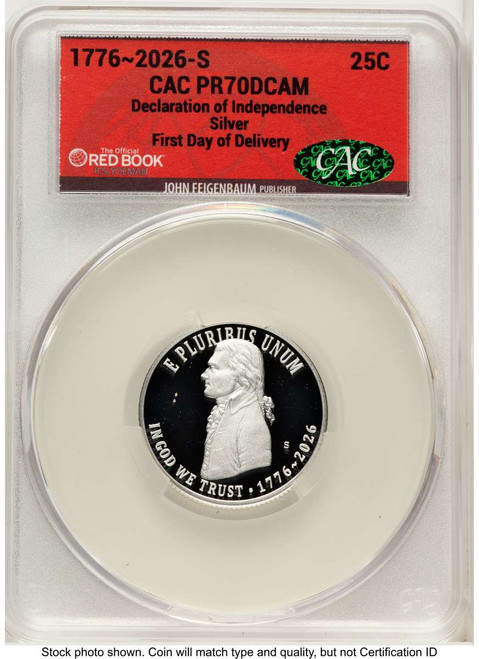 1000 MS Modern Bullion Coin CACG PR70 coin front image