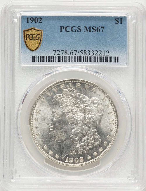 Bullionshark 1902 S$1 Morgan Silver Dollar Coin PCGS MS67 - HAT785555004 