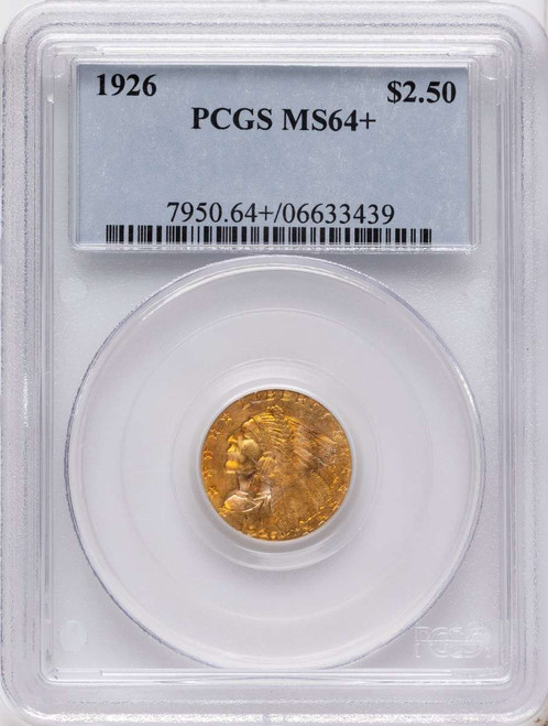 Bullionshark 1926 $2.5 Indian Gold Quarter Eagle Coin PCGS MS64  + - HAT525206028 