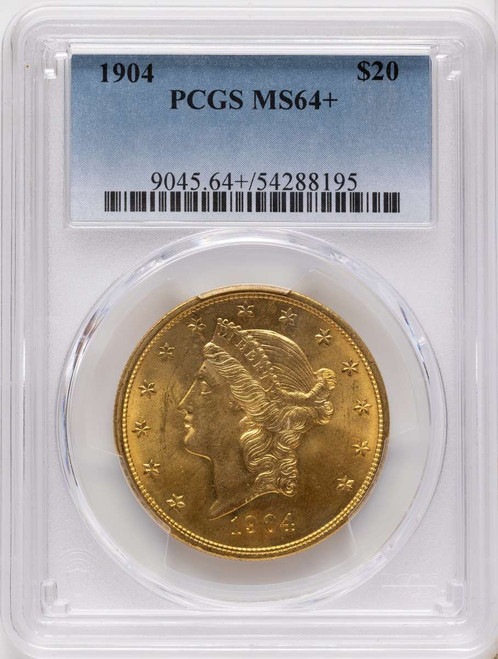Bullionshark 1904 $20 Gold Liberty Double Eagle PCGS MS64  + - HAT171509145 