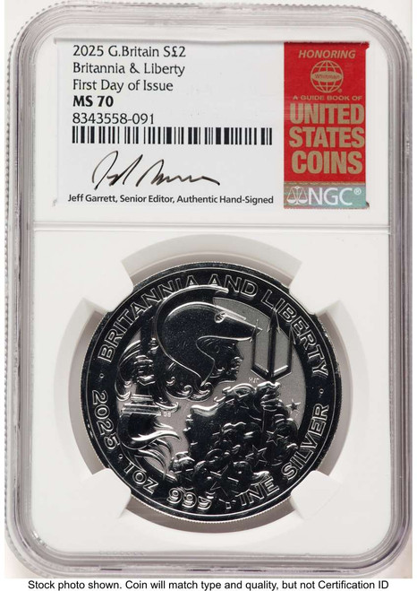 1000 MS Modern Bullion Coin NGC MS70 coin front image