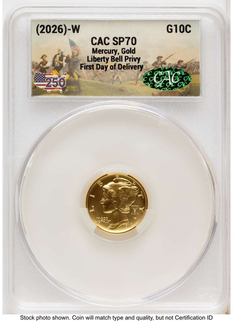 1000 MS Modern Bullion Coin CACG MS70 coin front image