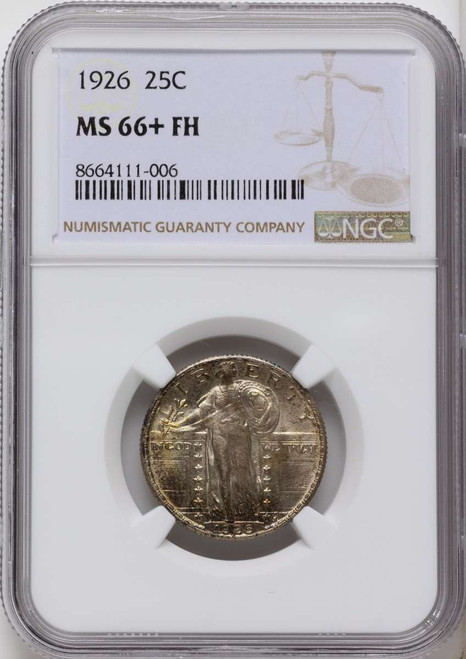 Bullionshark 1926 25C Standing Liberty Quarter Coin NGC MS66  + - HAT789733002 
