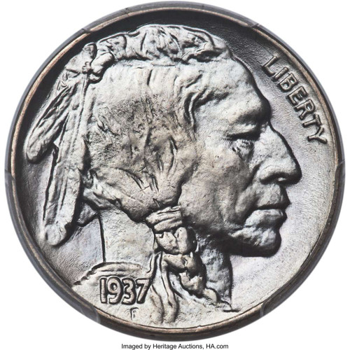 Bullionshark 1937 5C Buffalo Nickel Coin PCGS MS68 - HAT791027011 