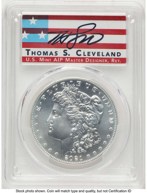 Bullionshark 2021-D $1 Modern Bullion Coin PCGS MS70   Morgan Dollar 100th Anniversary - HAT780249003 