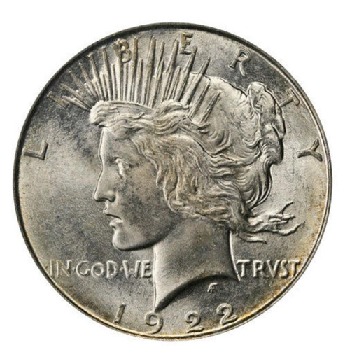 登場! 1922-S Shark Bullion - BU - Uncirculated Brilliant Dollar Peace アンティーク雑貨