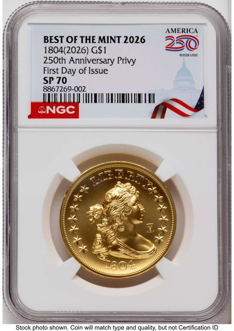 Bullionshark 1000 MS Modern Bullion Coin NGC MS70 - HAT790779041 