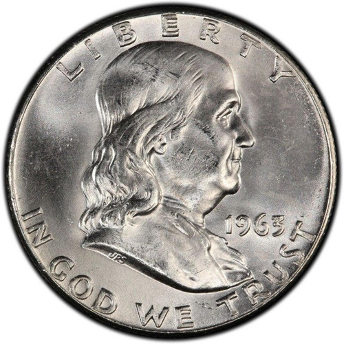 Bullionshark 1963-P Franklin Half Dollar BU 