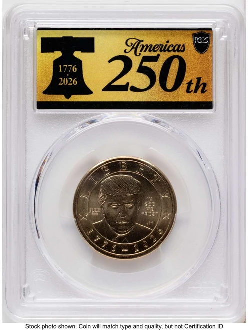 Bullionshark 2026 $1 Modern Bullion Coin PCGS MS67   Donald J. Trump Semiquincentennial - July 4th Privy - HAT791467052 