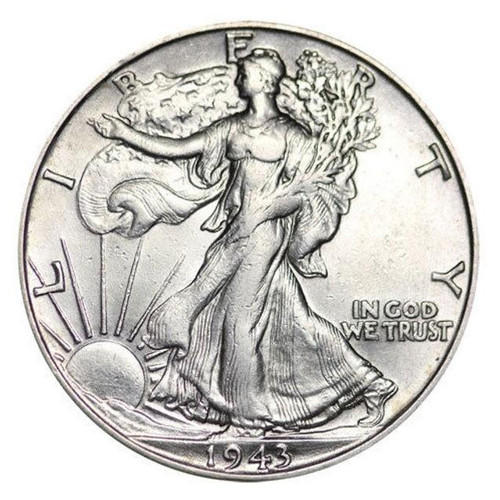 Bullionshark 1943-S Walking Liberty Half Dollar Brilliant Uncirculated - BU 