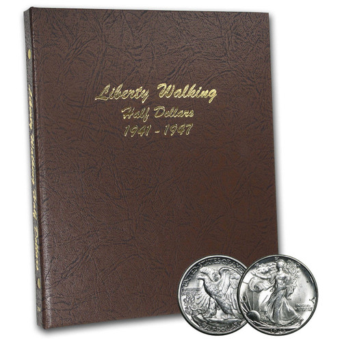 Bullionshark 1941-47 Walking Liberty Half Dollar Set (BU) 