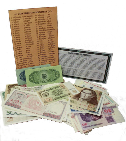Bullionshark 50 different banknotes (U) 