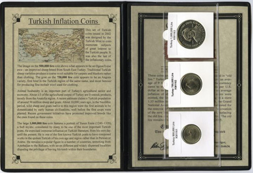 Bullionshark Turkey Inflation 3 Coins Album 