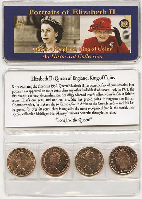 Bullionshark Queen Of England Four Historical Coins Mini 