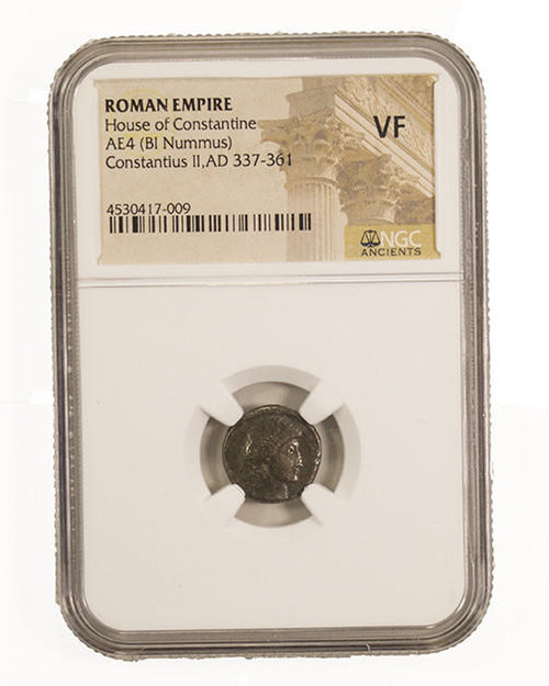 Bullionshark Roman AE of Constantius II (AD 317-361) NGC (VF) 