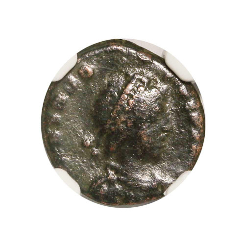 Bullionshark Roman AE of Theodosius II (AD402-450) NGC (F) 