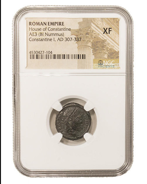 AD 307-337 Bronze Roman Constantine I The Great NGC (Coins