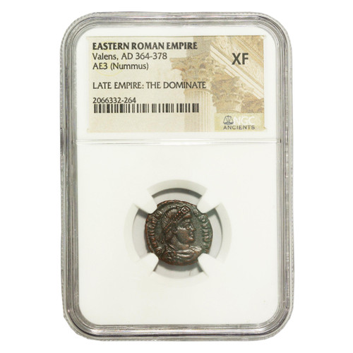 Roman AE of Valens (AD364-378) NGC (XF)
