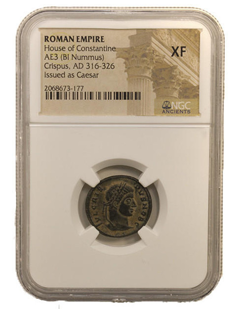 Roman AE3 of Crispus - Roman Coins For Sale