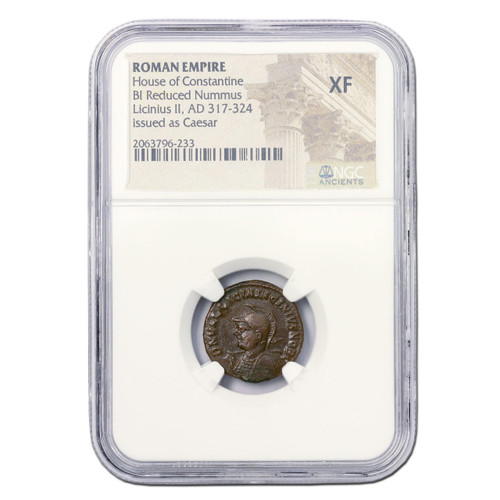 Roman AE of Theodosius II (AD 402-450) NGC (XF)