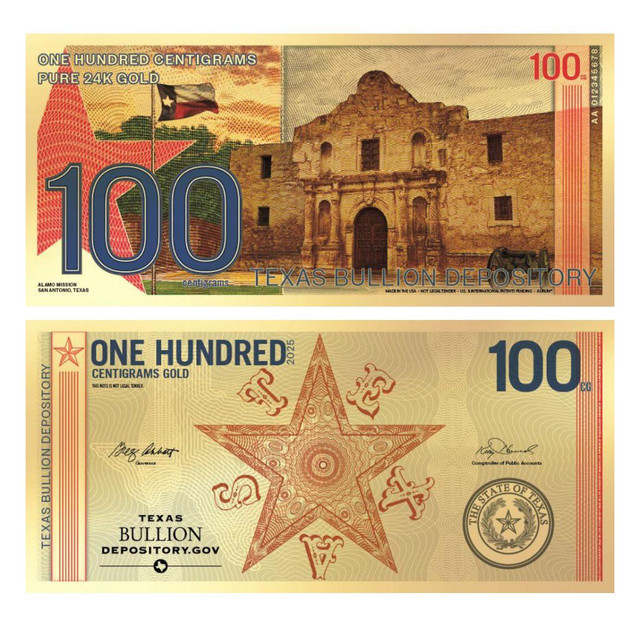 Gold Notes For Sale at Bullion Shark