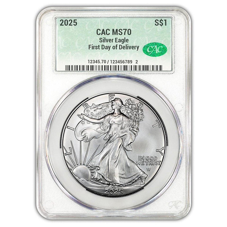 Buy 2025 Silver Eagle Coins Online 2025 US Mint Coins Bullionshark 2025 Dollar1 American Silver Eagle Cac Ms70 First Day Of Delivery 70097.1727732213