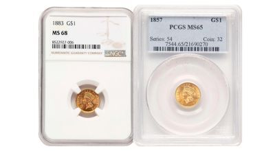 Certified $1 Gold Coins