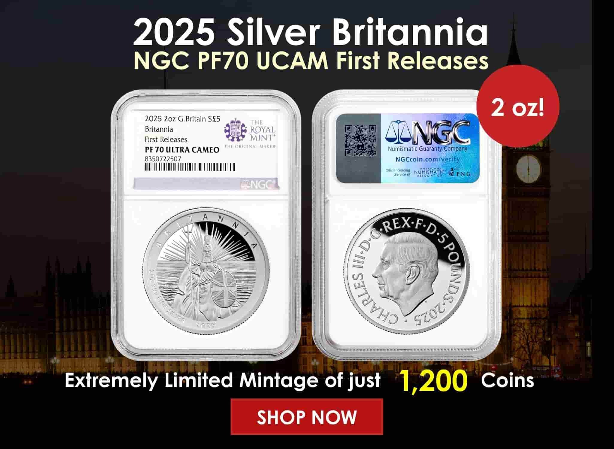 2 oz silver britannia