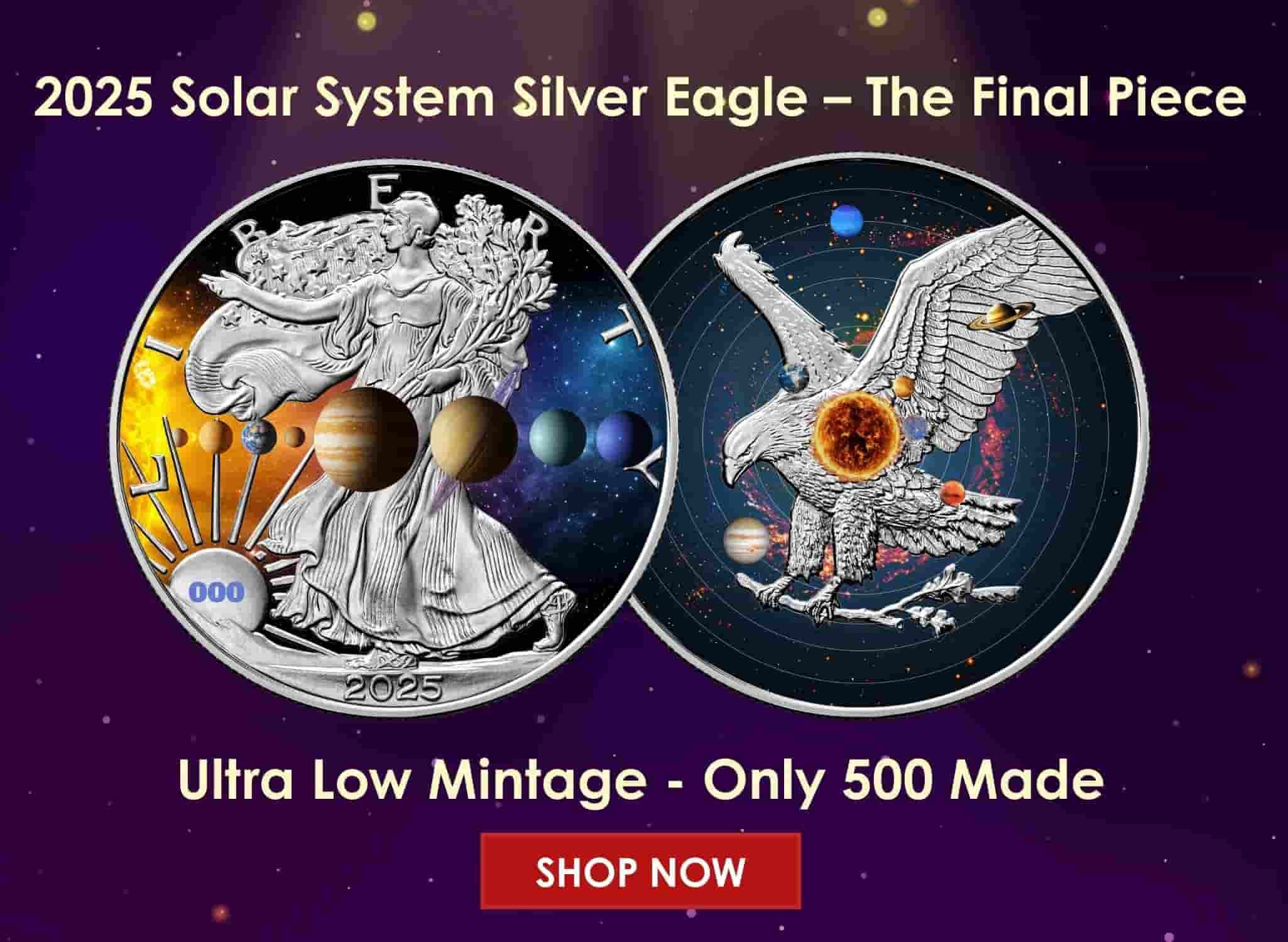 2025 colorized silver eagle