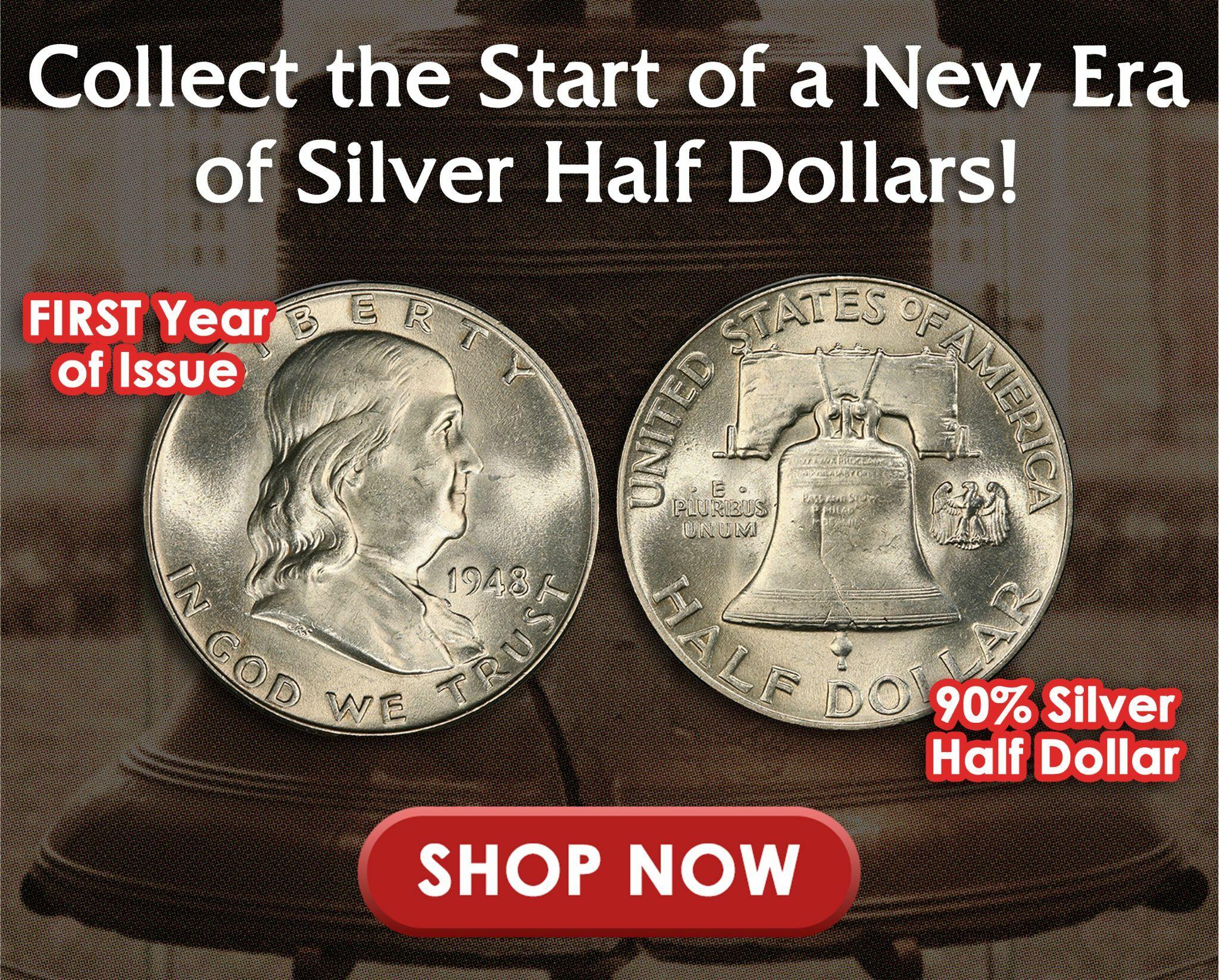 buy Franklin half dollars online